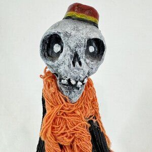 Bell Hop Hotel Skull Skelton Monster Halloween 2016 Ghoul Friday OOAK Statue Art